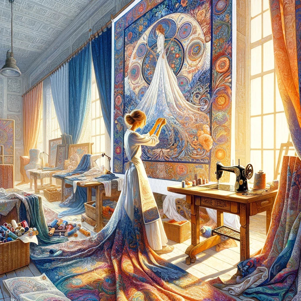 Ethereal Threads Canvas