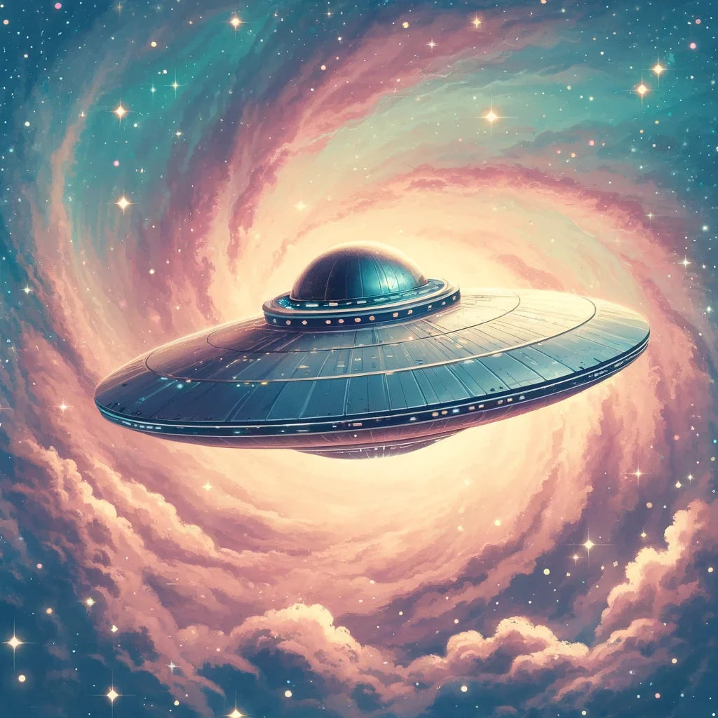 Ethereal UFO Canvas