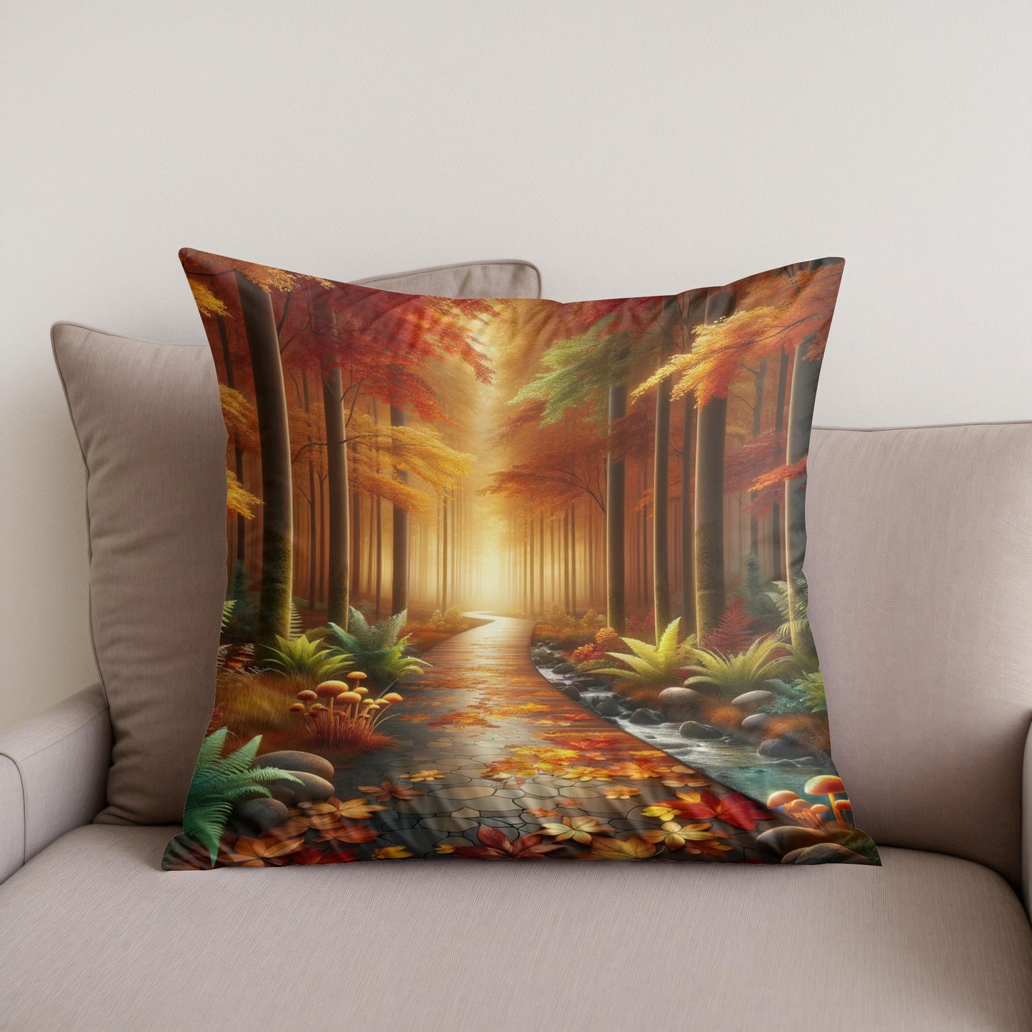 Ethereal Forest Cotton Cushion