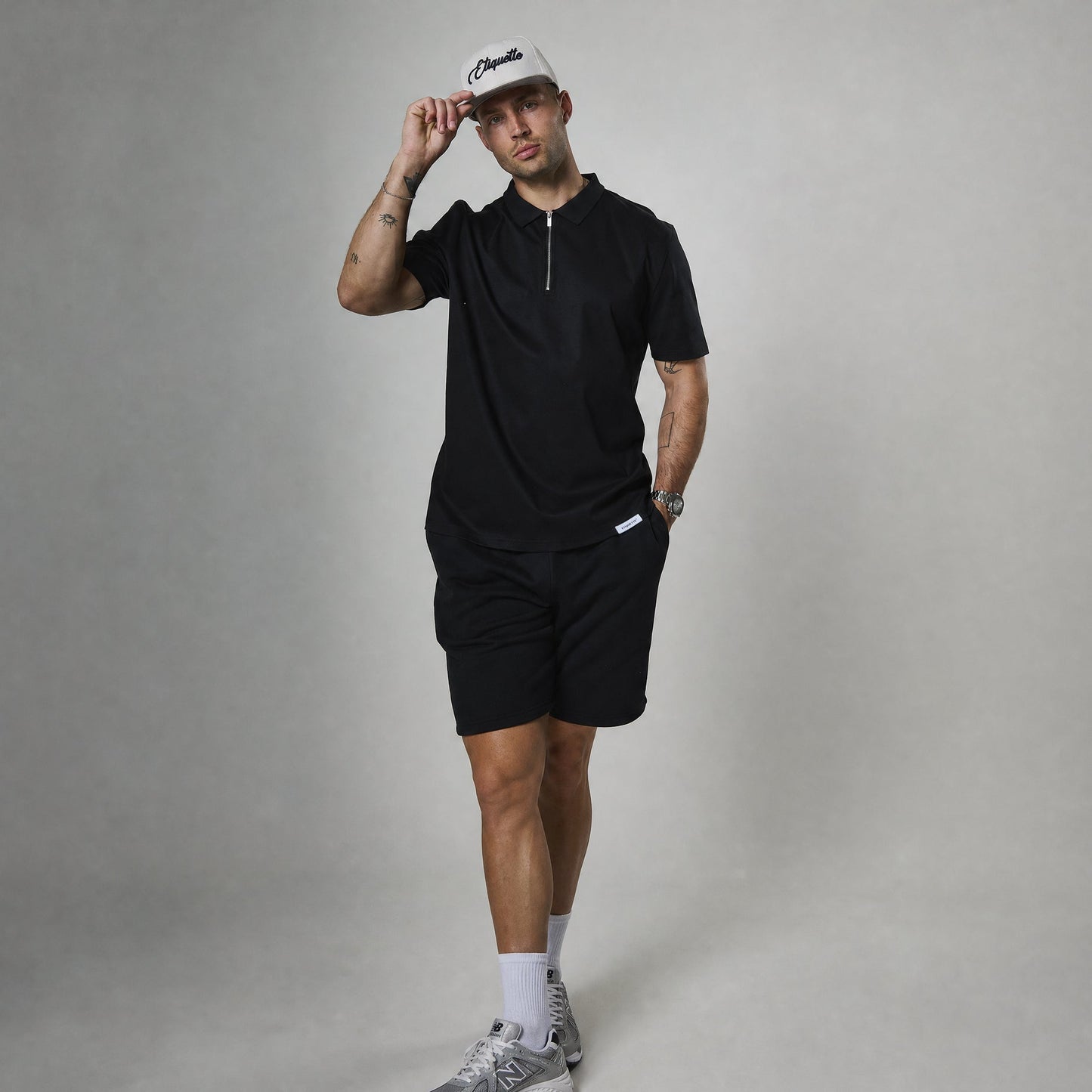 Tailored 4 Way Stretch Shorts - Black
