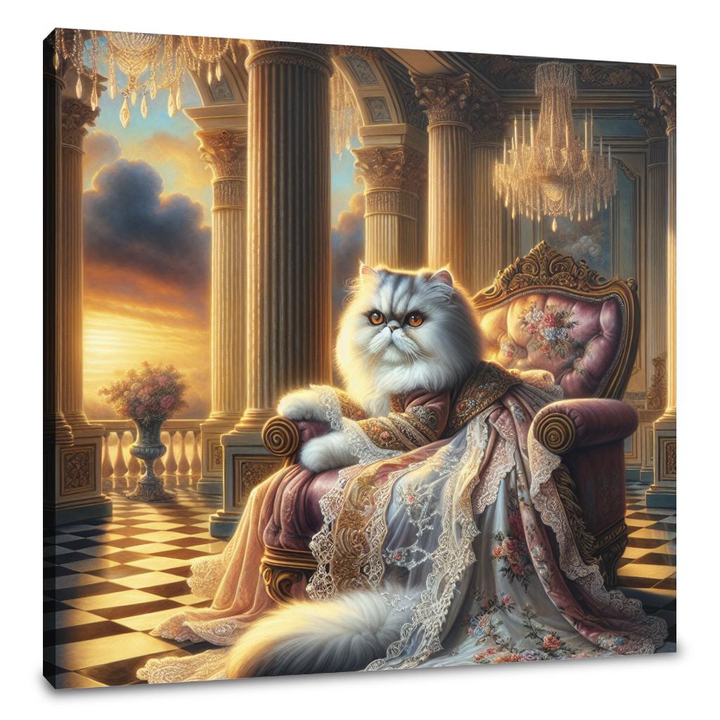 Regal Persian Throne Canvas
