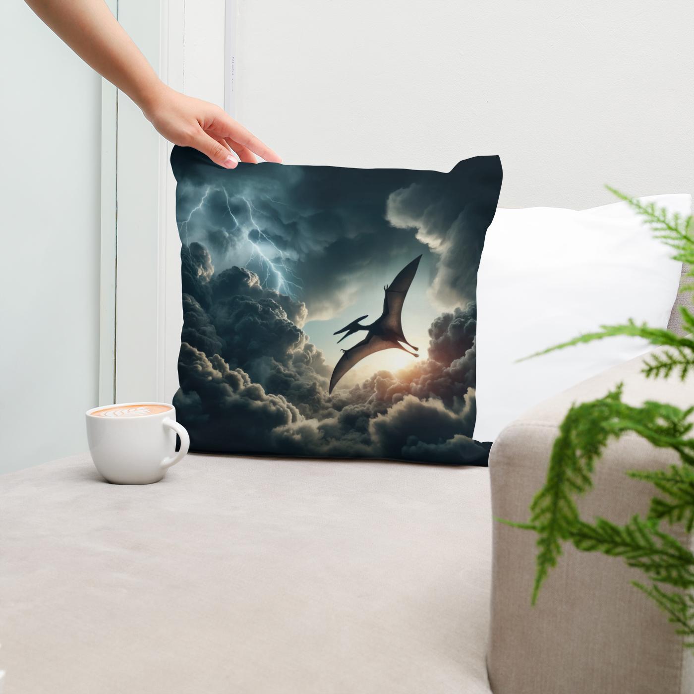 Storm Rider Pterodactyl Cotton Cushion