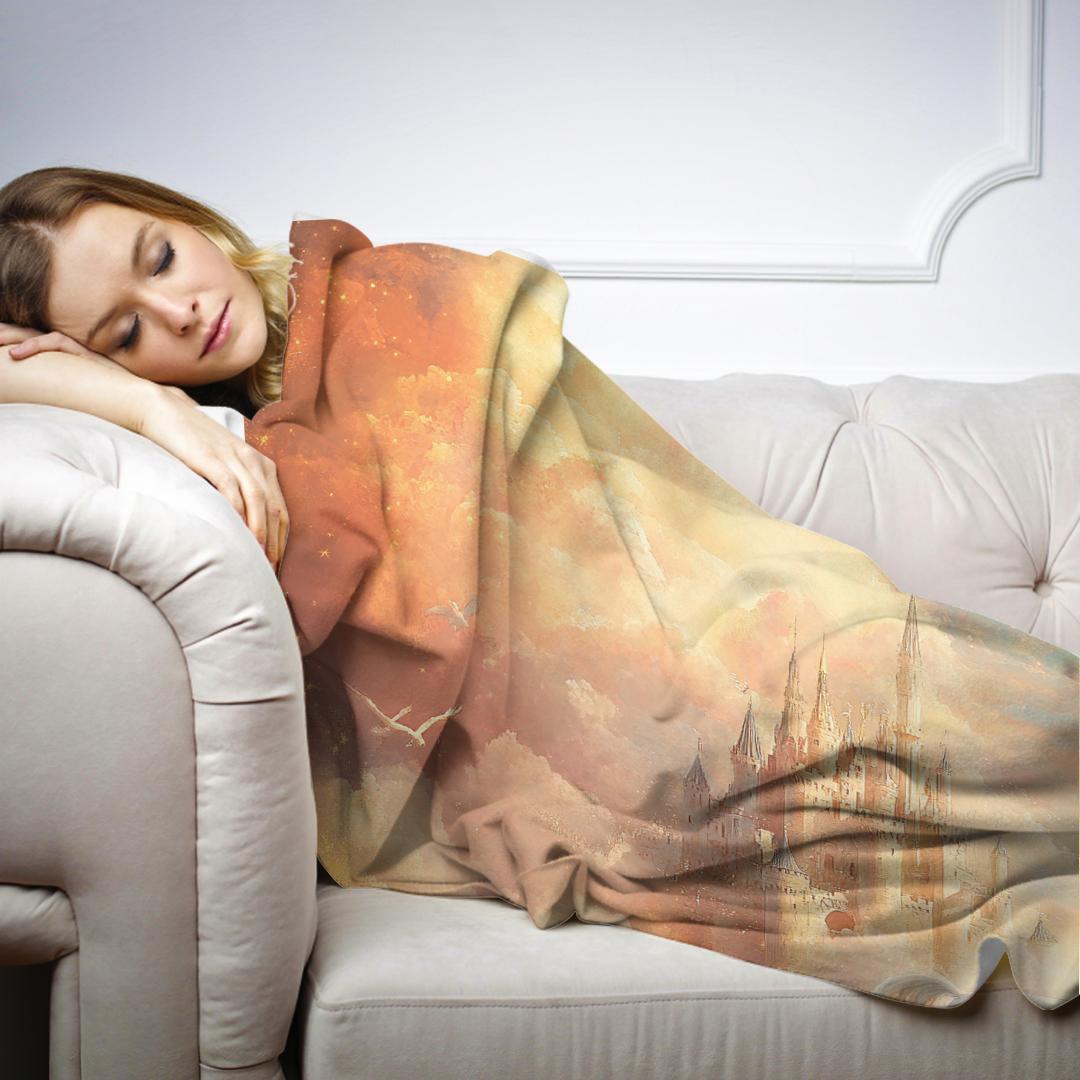 Fantasy Castle Dream Blanket