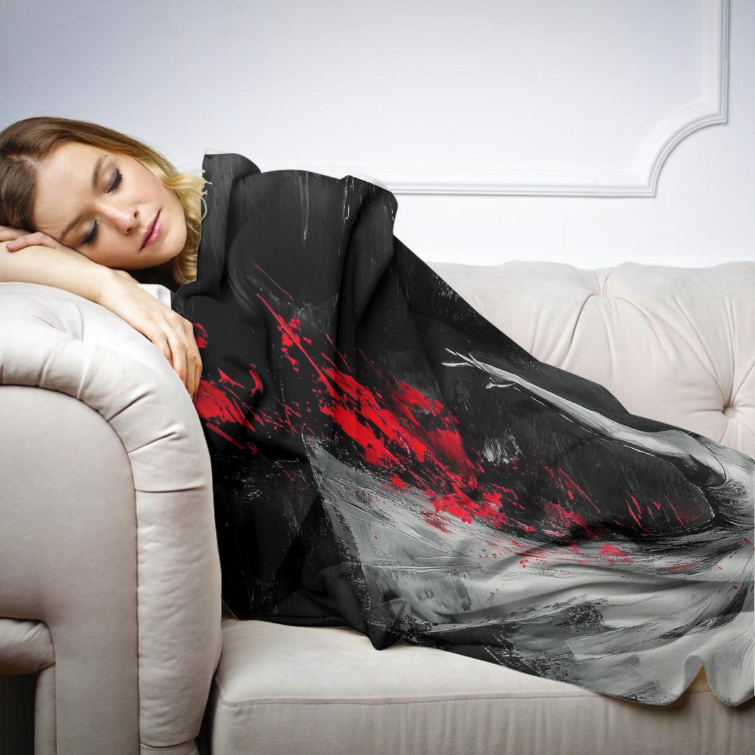 Silhouetted Elegance Dance Blanket