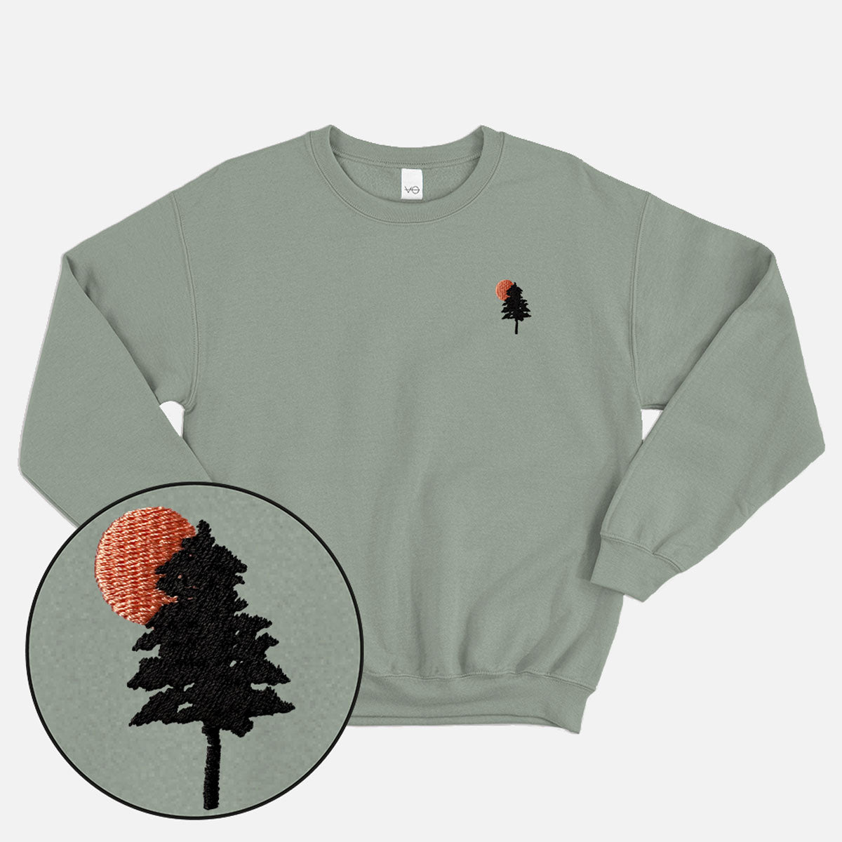 Evergreen Embroidered Sweatshirt (Unisex)