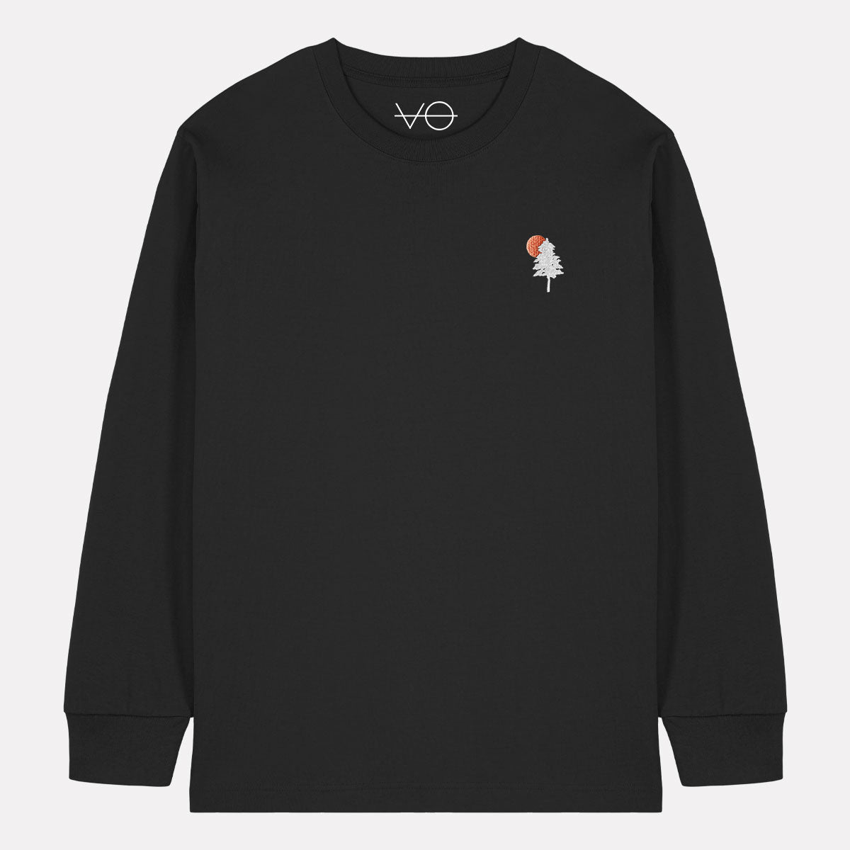 Evergreen Embroidered Long Sleeve T-Shirt (Unisex)
