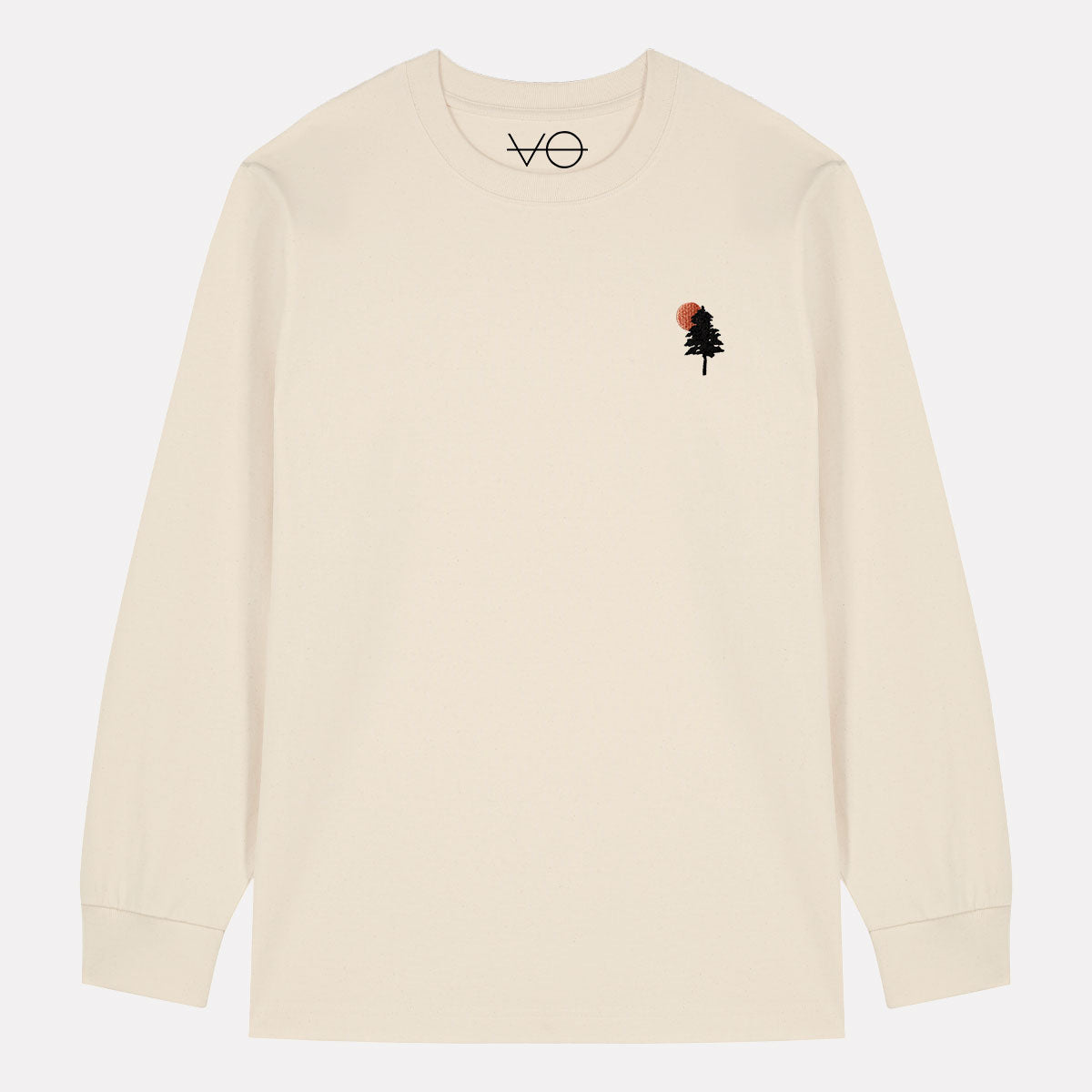 Evergreen Embroidered Long Sleeve T-Shirt (Unisex)