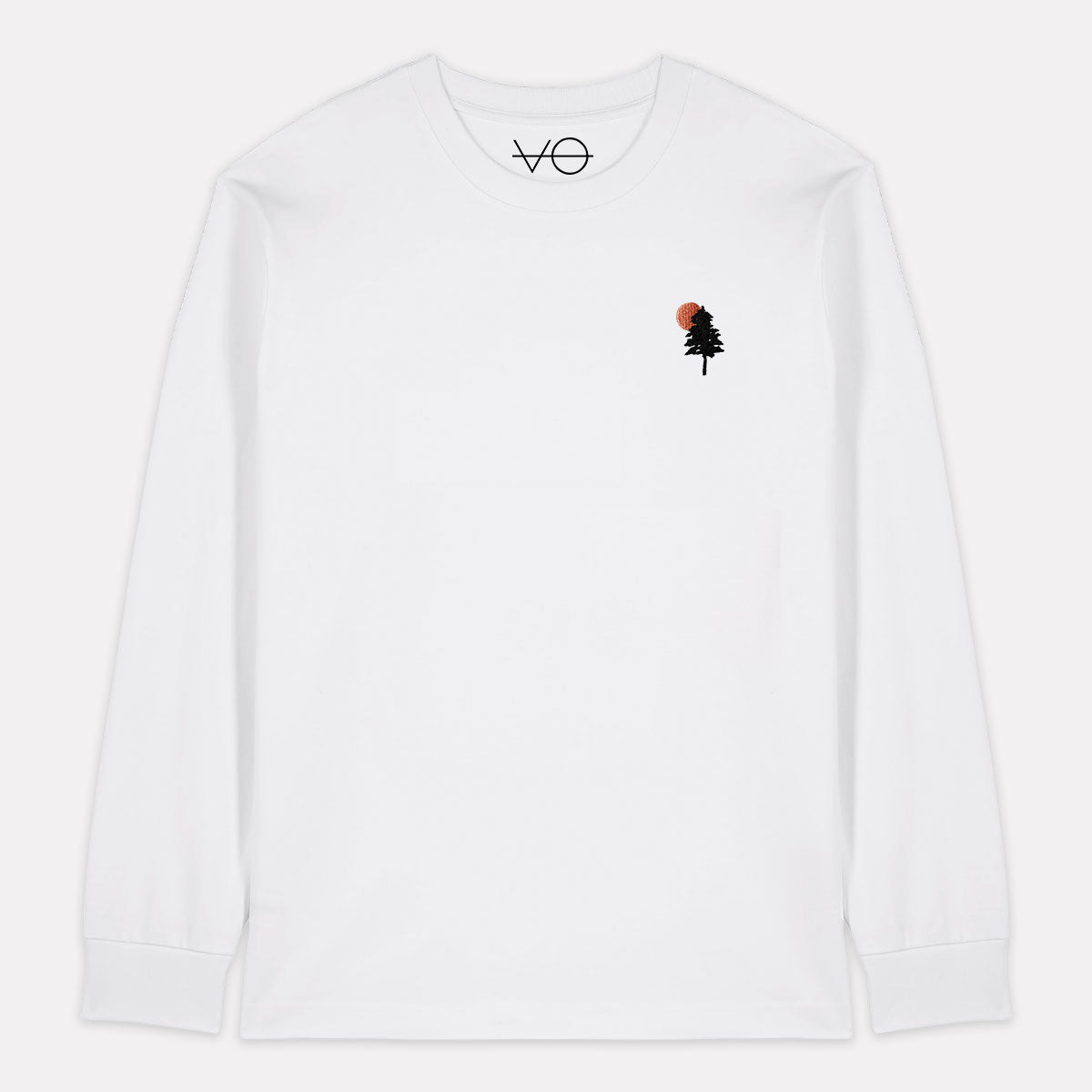 Evergreen Embroidered Long Sleeve T-Shirt (Unisex)