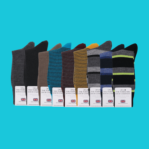 Everyday Merino Socks Selection - 9 Pair Gift Bundle