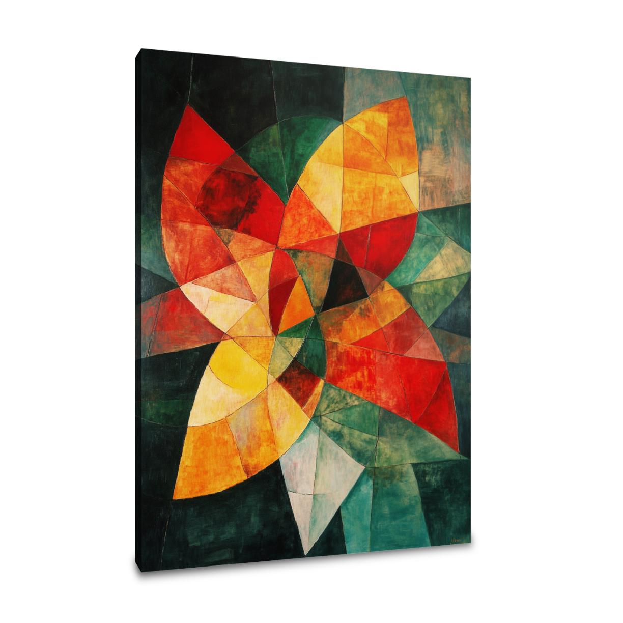 Geometric Flora Canvas