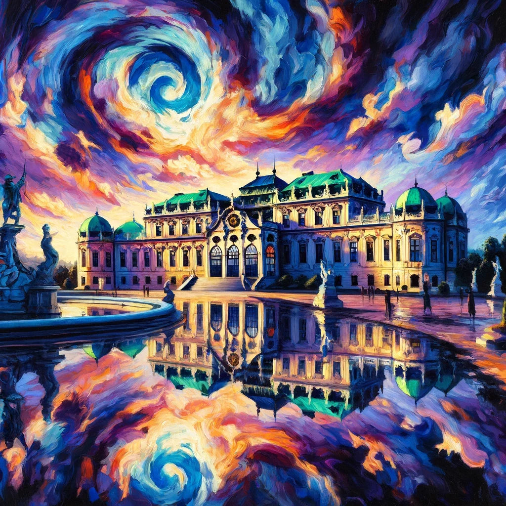 Expressionist Belvedere Canvas