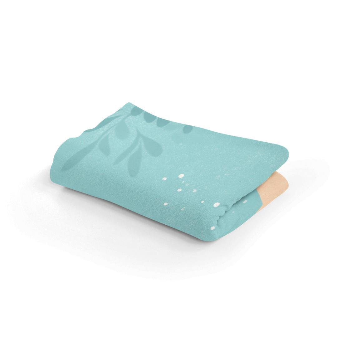 Lady in Foam Blanket