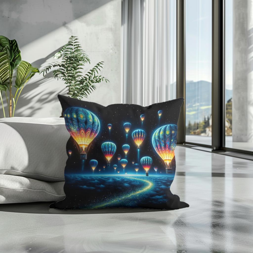Midnight Enchantment Cotton Cushion