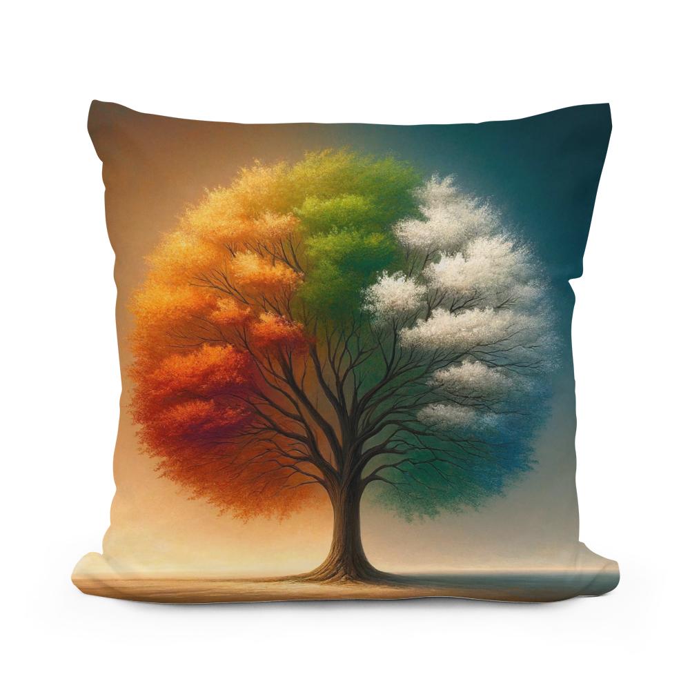 Seasonal Symphony Cotton Cushion
