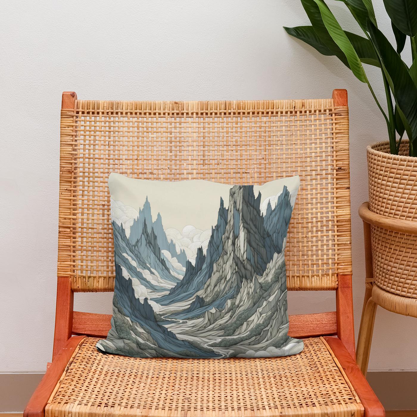 Majestic Peaks Enigma Cotton Cushion