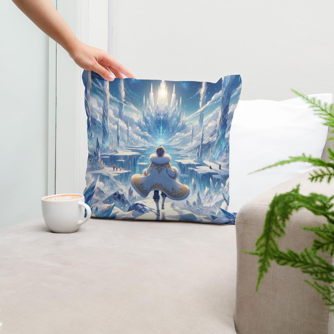 Frozen Elemental Awakening Cotton Cushion