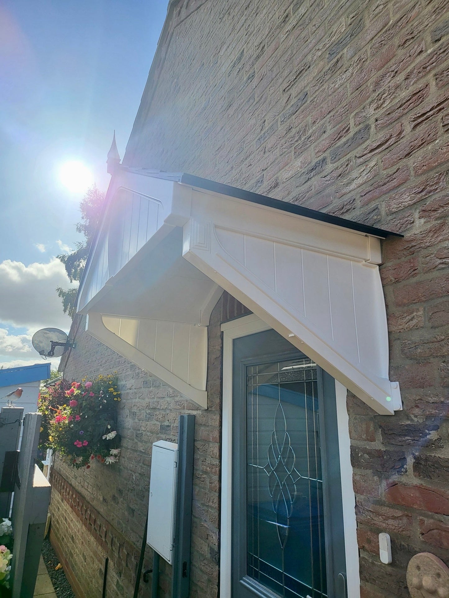 Achurch Door Canopy 149cm - Flat Pack Porch Canopy