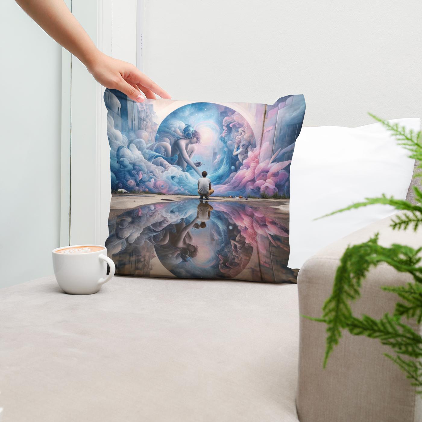 Reflections of Creativity Cotton Cushion