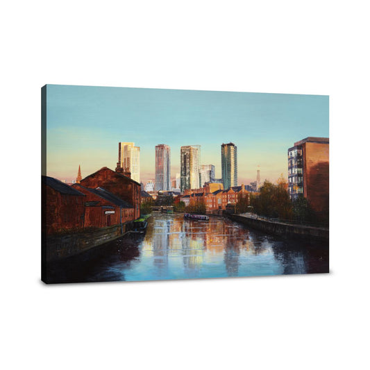 Leeds Evening Reflections Canvas