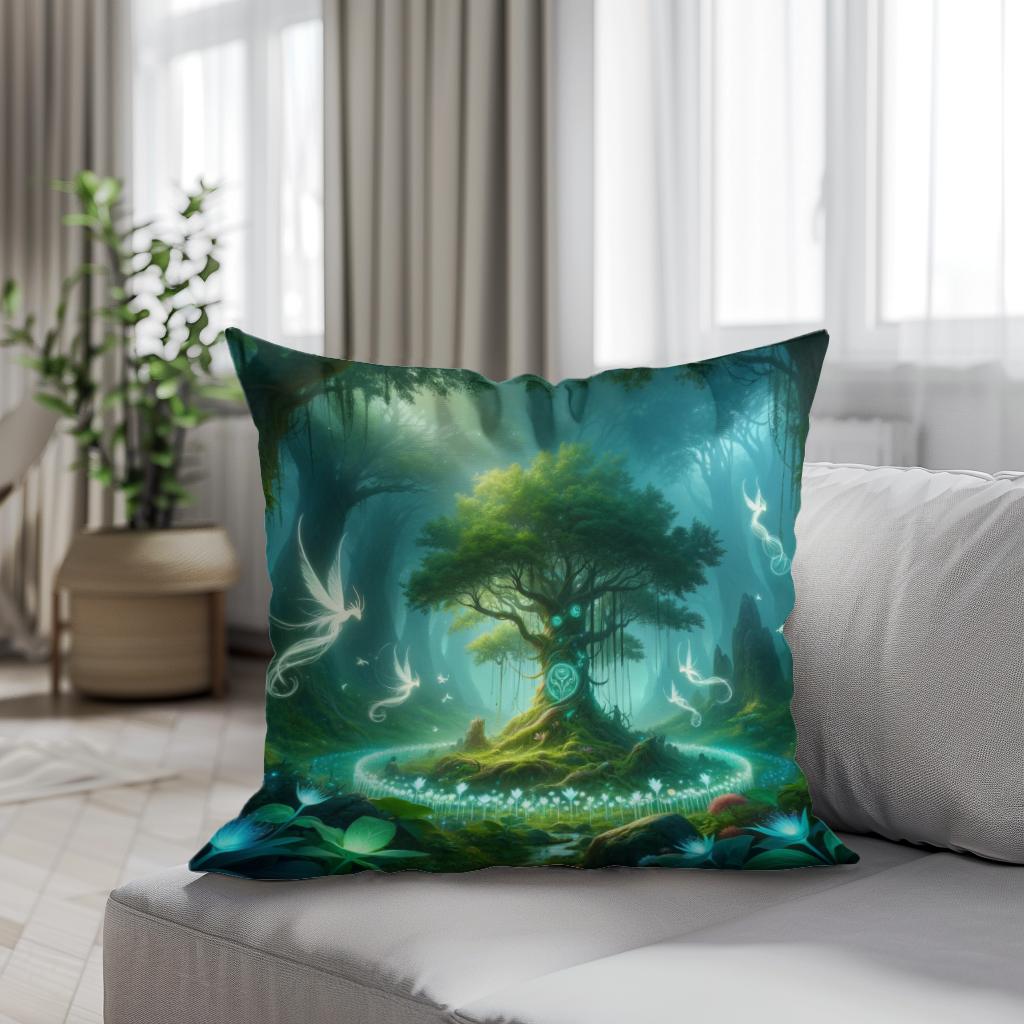 Enchanted Forest Cotton Cushion