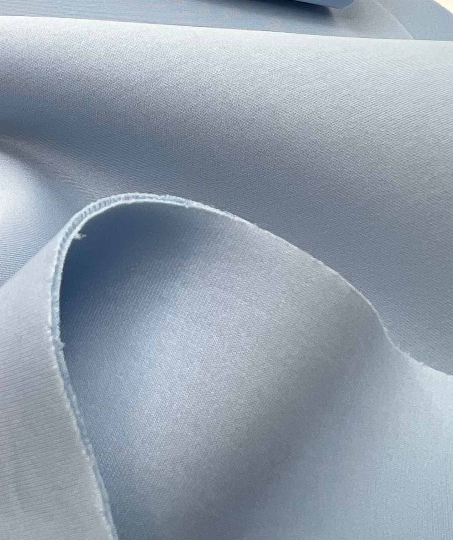 Plain Sky Blue Scuba Foam 3D Mono Scuba Stretch Fabric