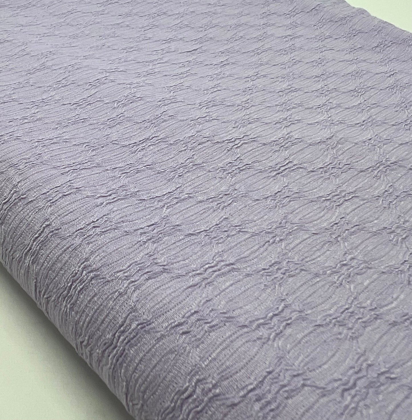 Lilac Textured 2 Way Stretch Fabric