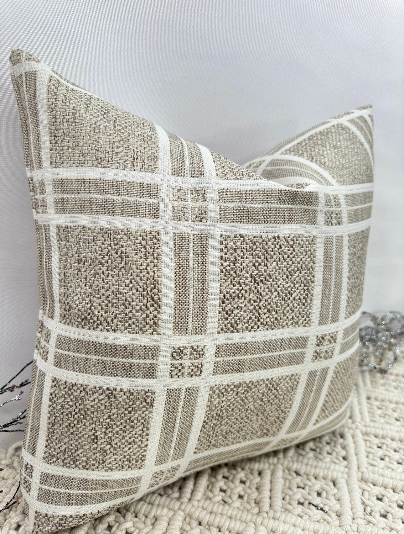 The Couture Cushion - The Beige Asceno - Style No. 186