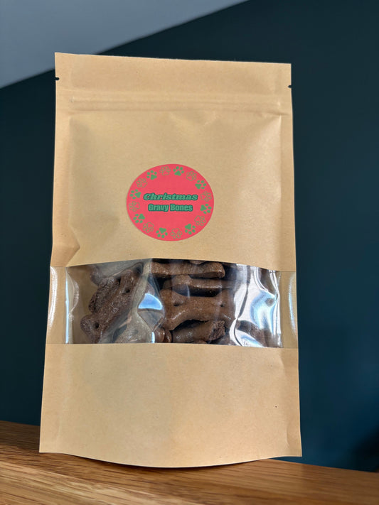 Christmas Gravy Bone Treats - 150g
