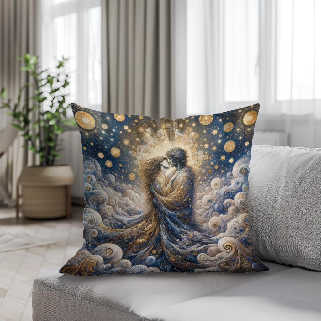 Starry Embrace Cotton Cushion