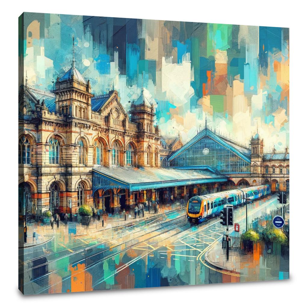 Bristol Station Impressions Canvas