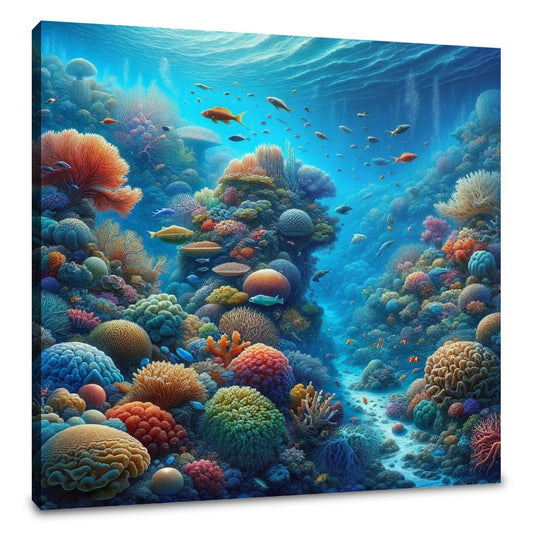 Coral Reef Symphony Canvas
