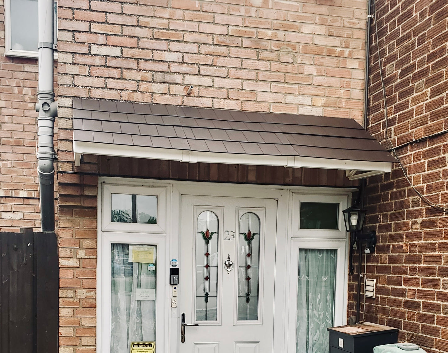 Cosgrove Lean-To Door Canopy - Flat Pack Porch Canopy