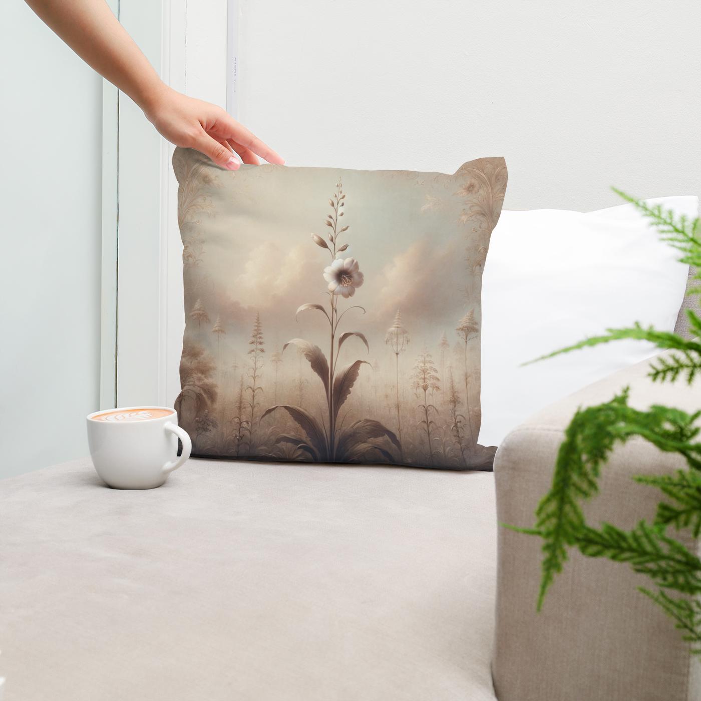 Solitary Grace Cotton Cushion