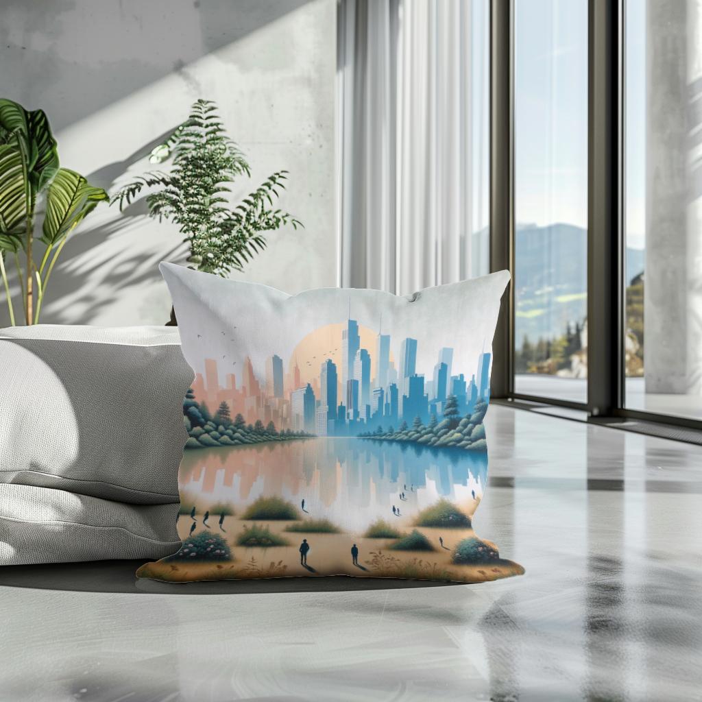 Skyline Harmony Cotton Cushion