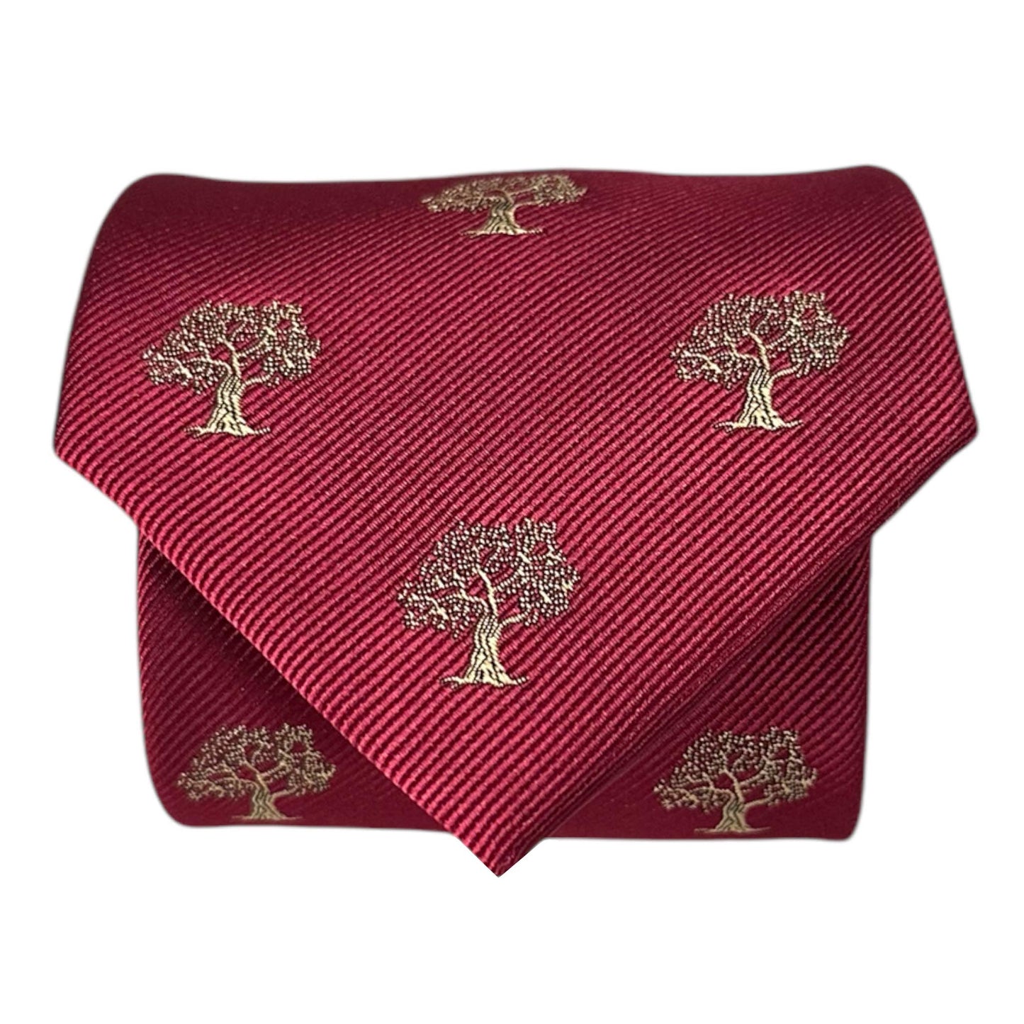 Tree Tie Red & Gold