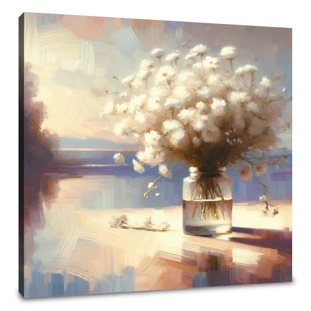 Serene Vase Elegance Canvas