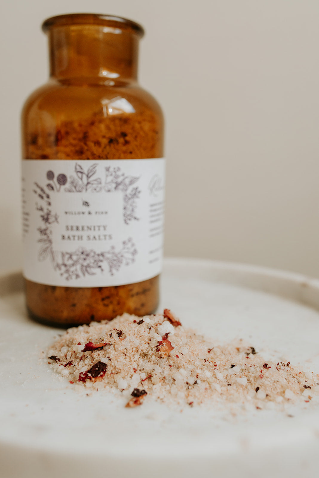 Serenity Mineral Bath Salts - Lavender, Begamot (Calm)