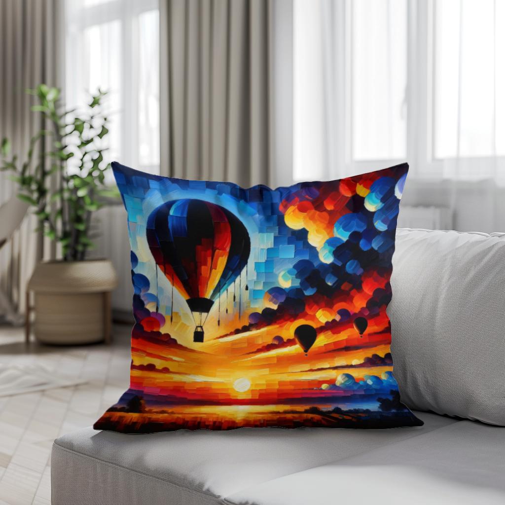 Dusk Contrasts Cotton Cushion