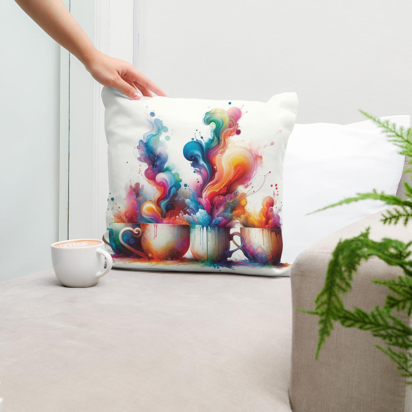 ChromaCup Coffee Cotton Cushion