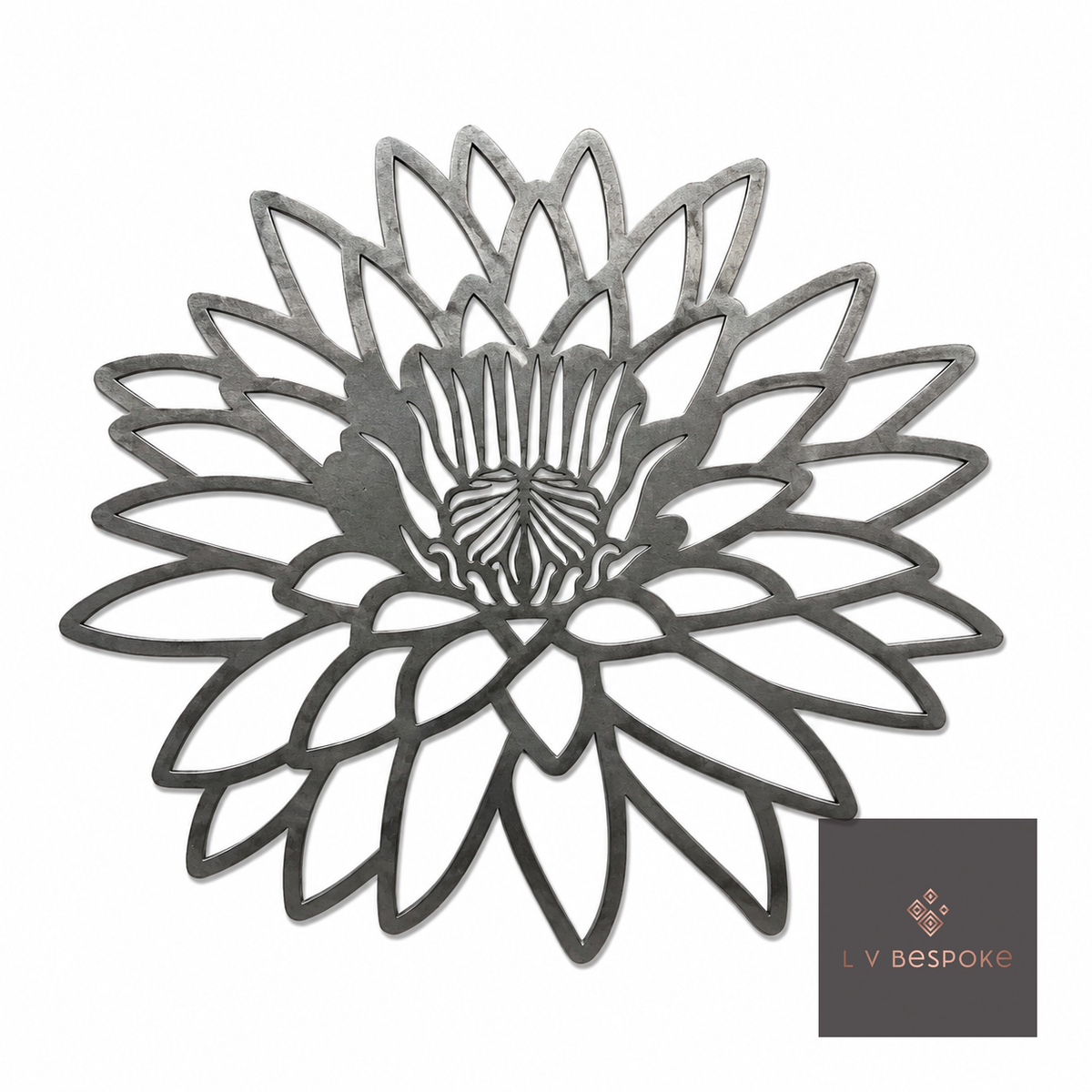 Tall Floral Garden Stake