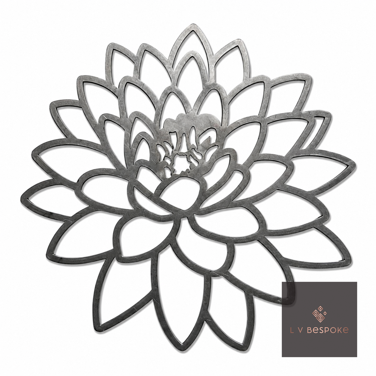 Tall Floral Garden Stake