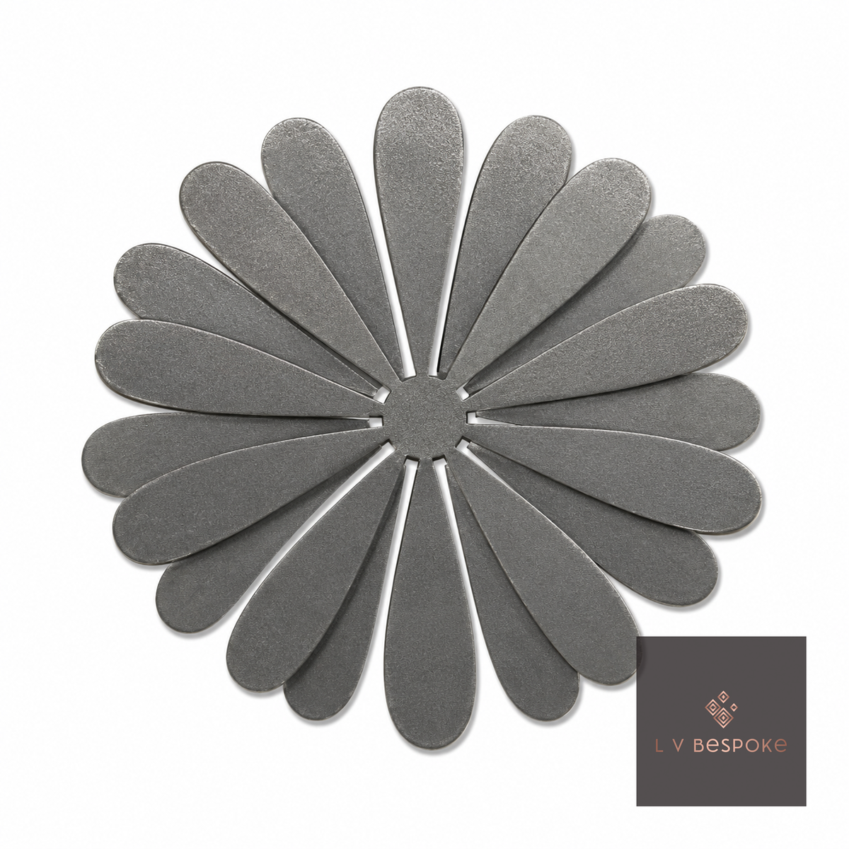 Short Floral Garden Stake