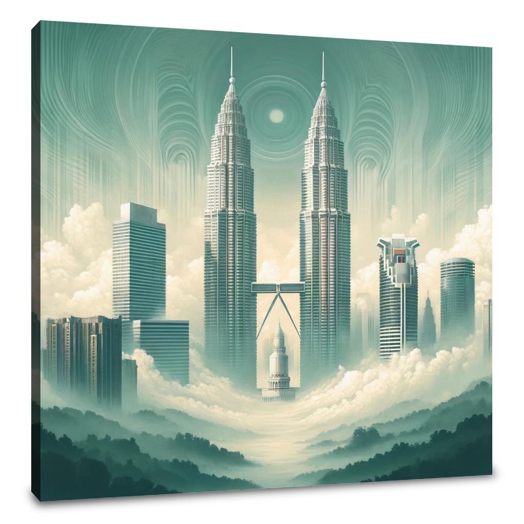 Ethereal Towers Canvas