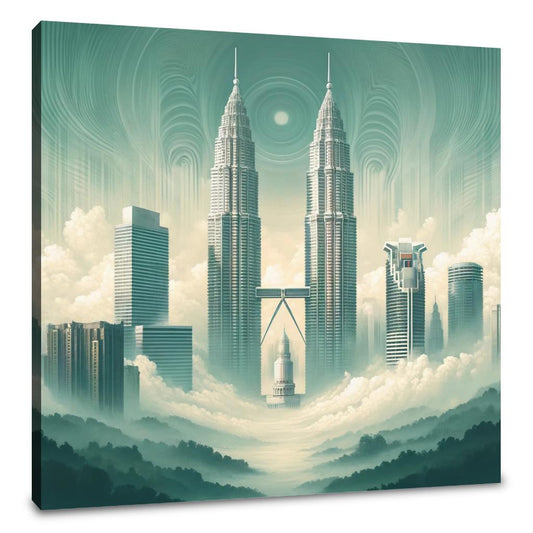 Ethereal Towers Canvas