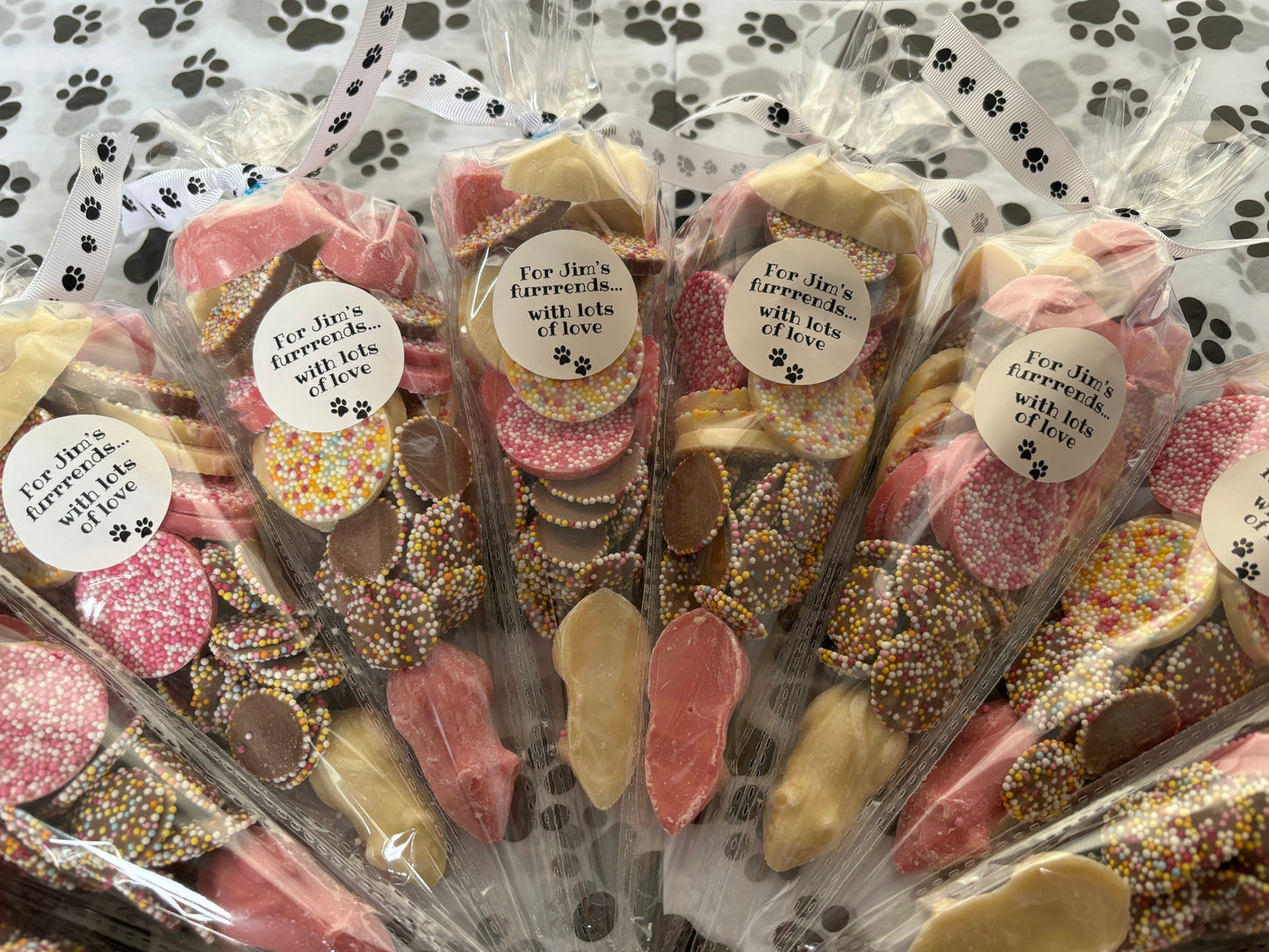 Dog Chocolate / Biscuit Treat Party Cones