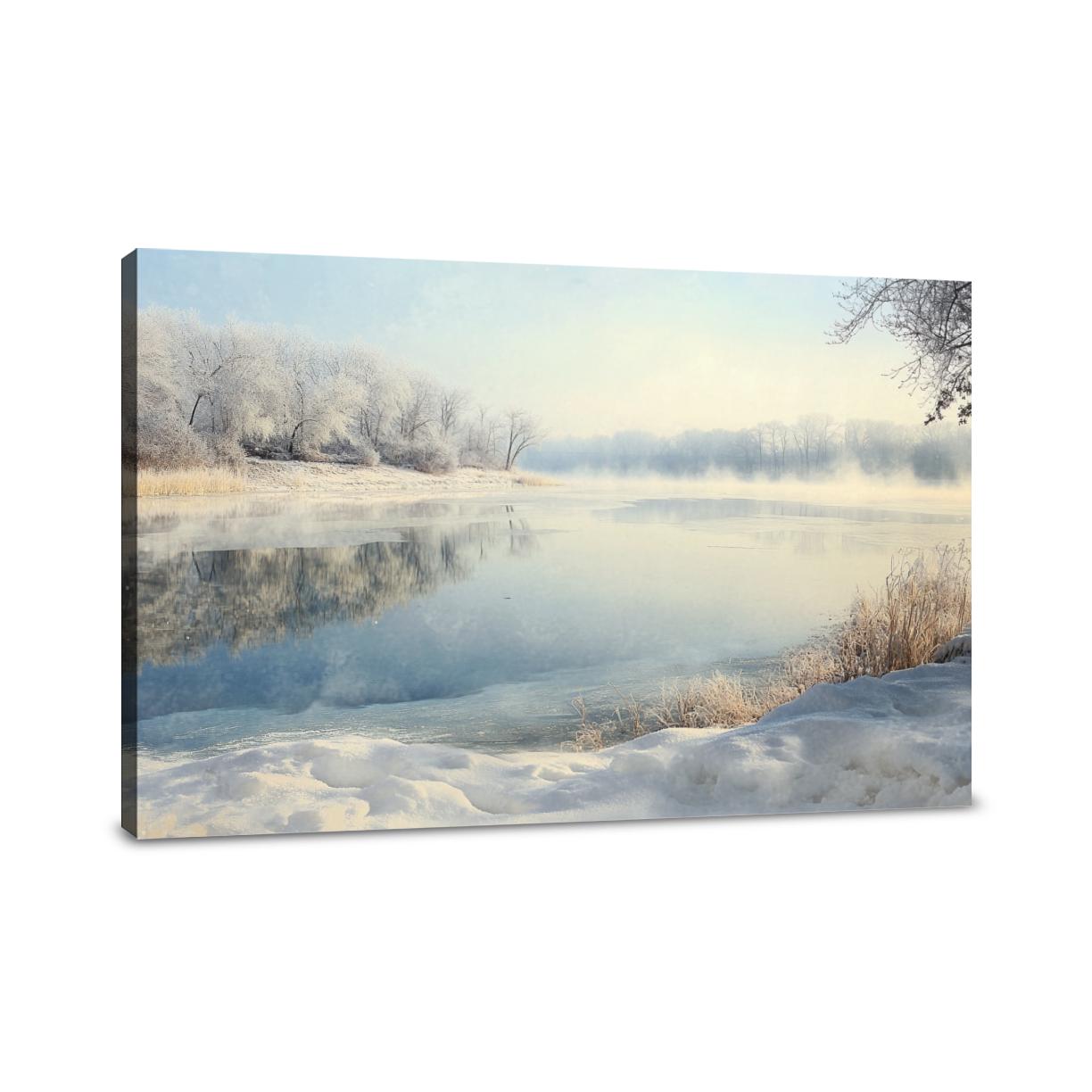 Frosted Serenity Canvas