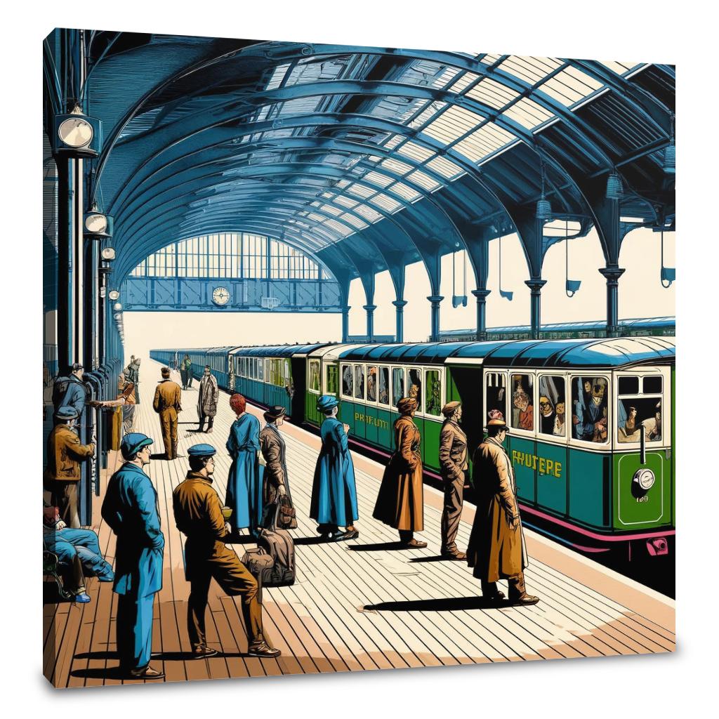 Timebound Tracks Canvas