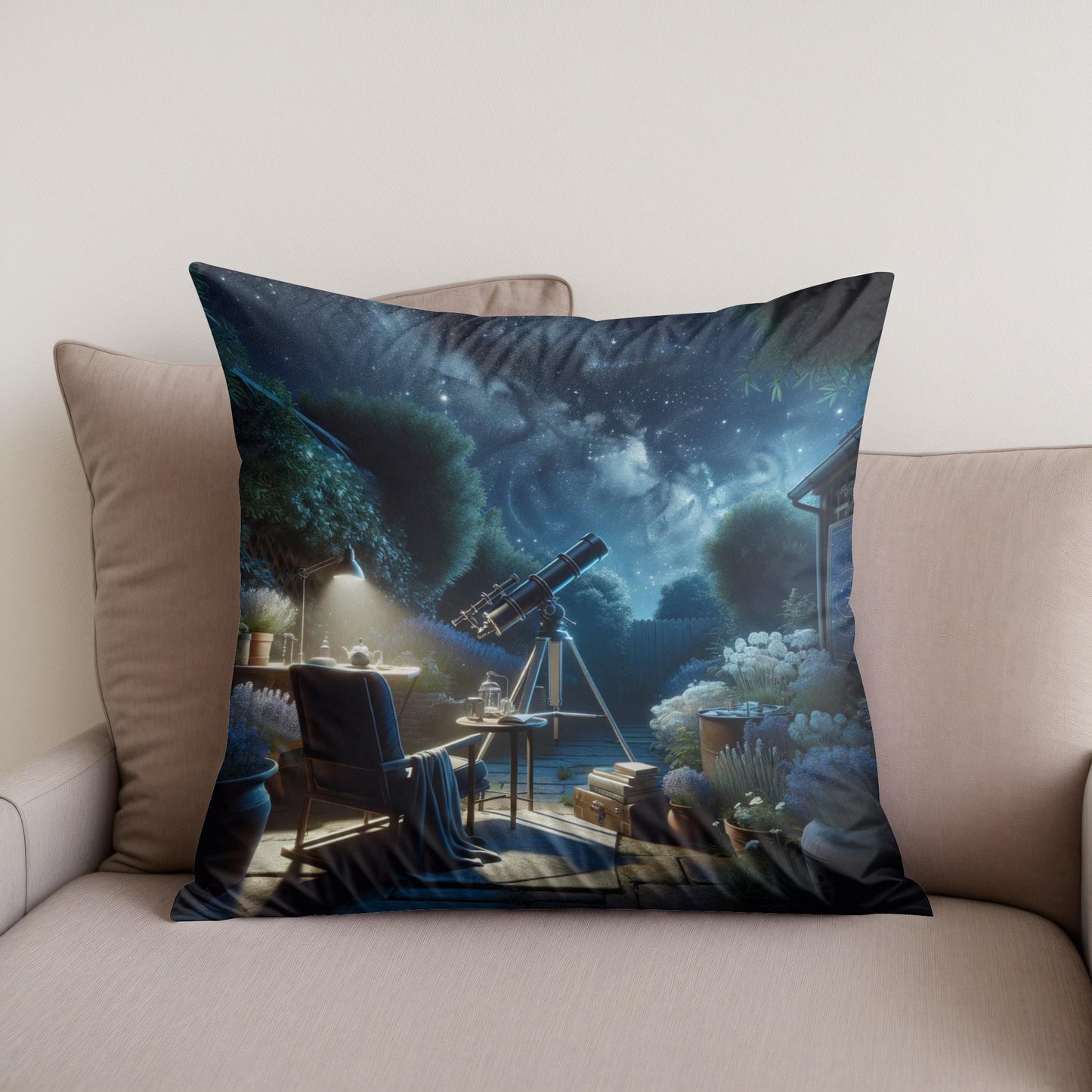 Starry Sojourn Cotton Cushion