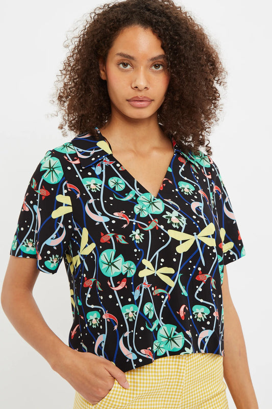 Fien Pond Print Short Sleeve Shirt