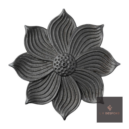 Short Floral Garden Stake